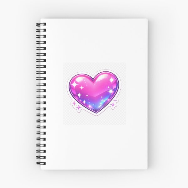 Item preview, ? Cute Y2K Holographic Heart Aesthetic Sticker | Neon Pink Purple Chrome Sparkle designed and sold by NexArtify.