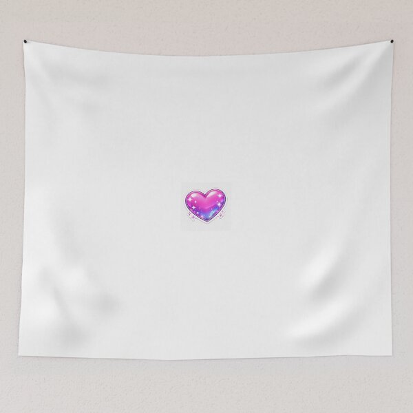 Item preview, ? Cute Y2K Holographic Heart Aesthetic Sticker | Neon Pink Purple Chrome Sparkle designed and sold by NexArtify.