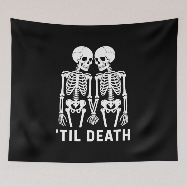 Item preview, Skeleton Couple Funny designed and sold by consfafaperi.
