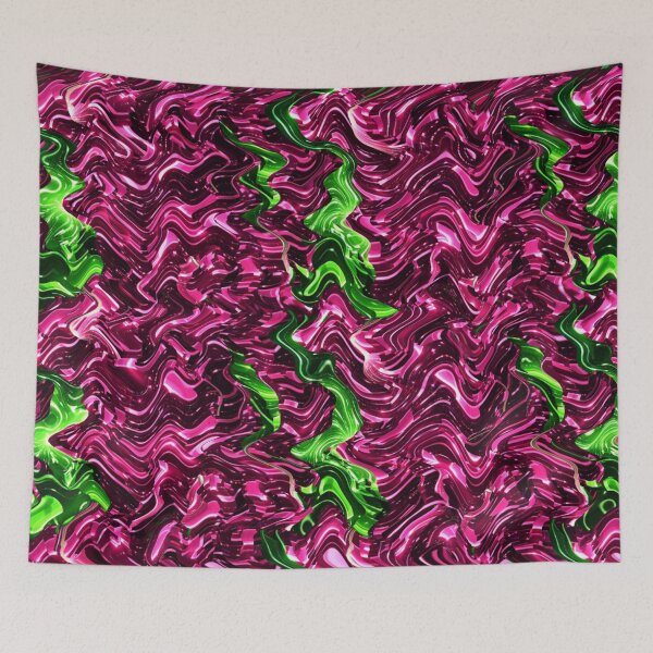 Item preview, Flowing neon-colored energy waves designed and sold by Sigtrix.