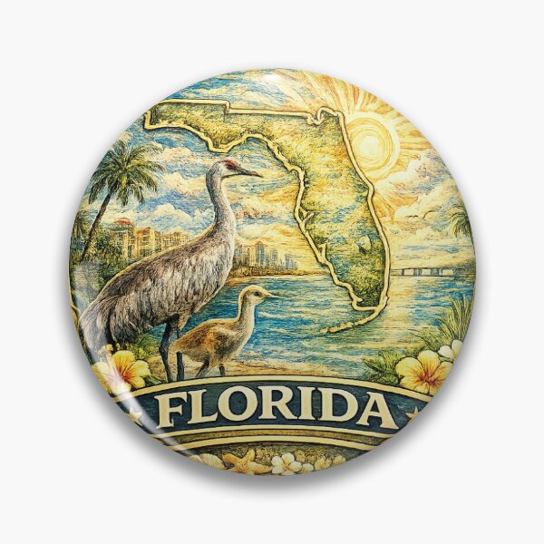 Item preview, Florida - The Sandhill Cranes designed and sold by nona003.