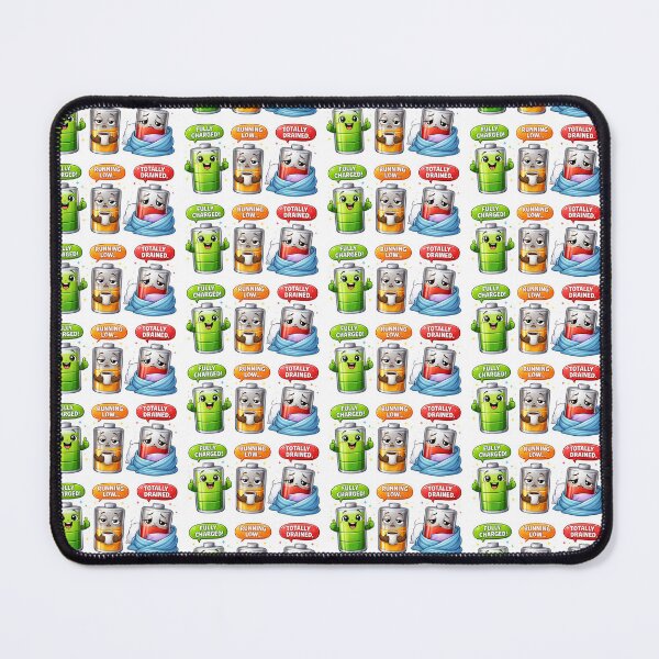 Item preview, Social Battery Cartoon Characters designed and sold by PriyankaSonara.