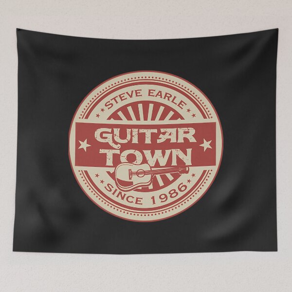 Item preview,  Steve Earle - Guitar Town Classic designed and sold by Gideon Nwajei.
