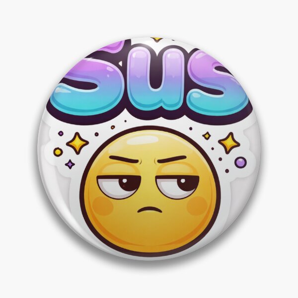 Item preview, Sus emoji designed and sold by Chocosticker.
