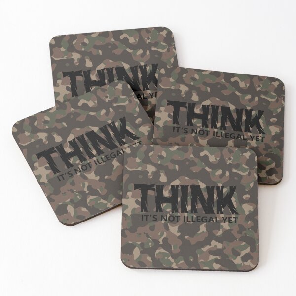 Item preview, Think, just think Camo designed and sold by QukiDesign.