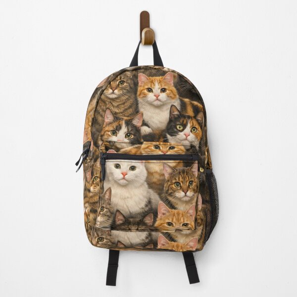 Item preview, Cute Cat Faces Pattern - Colorful Kitty Collage designed and sold by myforestfog.