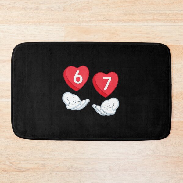 Item preview, 67 Heart Hands Valentine Funny Meme  designed and sold by gladysenglish.