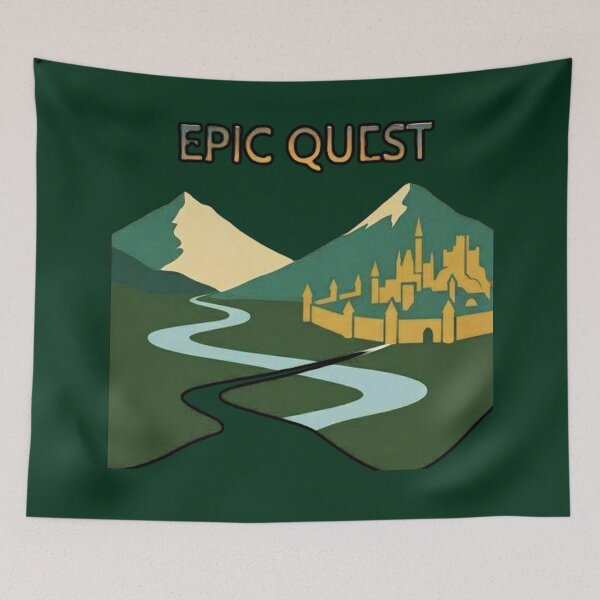 Item preview, epic quest abstract nature designed and sold by  Mudikeys.