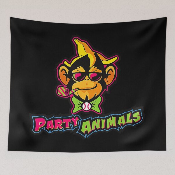 Item preview, Party Monkey Baseball Neon Street Style designed and sold by miaa-artistshop.