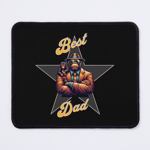 Item preview, Best Dad Ever Gorilla Monkey Vintage Father's Day designed and sold by EhrenGeneration.