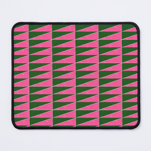 Item preview, Riso Print Abstract Seamless Pattern — Bold Hot Pink & Forest Green Diagonal Triangles designed and sold by Zaya_art.