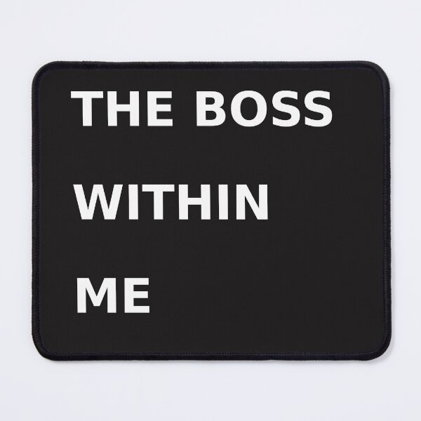 Item preview, The Boss Within Me – Bold Motivation Quote designed and sold by IrynaLineArt.