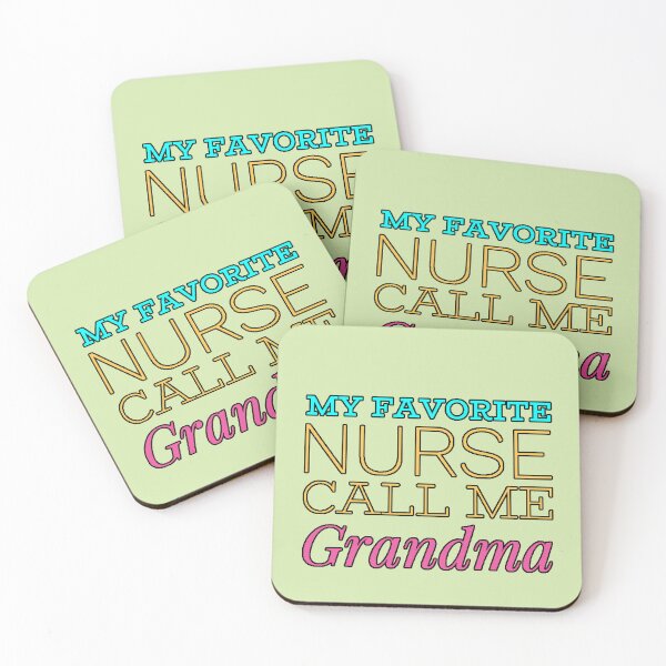 Item preview, My Favorite Nurse Calls Me Grandma - Emotional Phrase - Gift Design for Grandmother with Family Pride designed and sold by AstronautMerch.