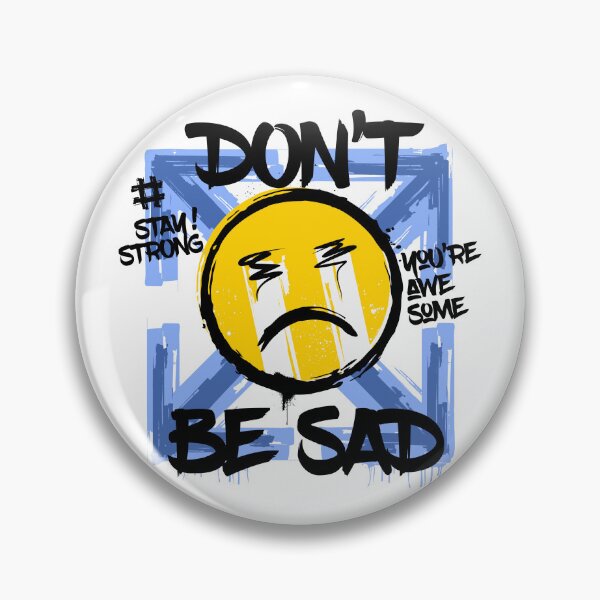 Item preview, Don’t Be Sad – Relatable Sad Emoji Streetwear | Depression Mood Aesthetic Graphic Tee designed and sold by amareshdas008.