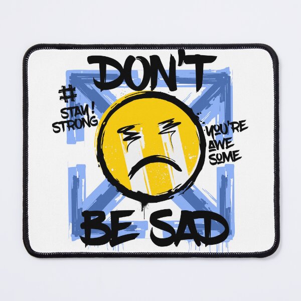 Item preview, Don’t Be Sad – Relatable Sad Emoji Streetwear | Depression Mood Aesthetic Graphic Tee designed and sold by amareshdas008.