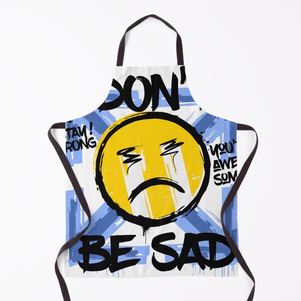 Item preview, Don’t Be Sad – Relatable Sad Emoji Streetwear | Depression Mood Aesthetic Graphic Tee designed and sold by amareshdas008.