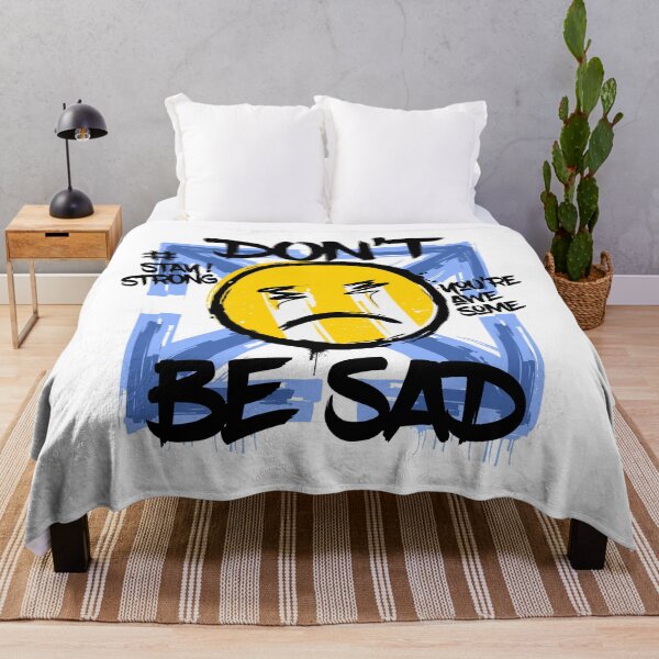 Item preview, Don’t Be Sad – Relatable Sad Emoji Streetwear | Depression Mood Aesthetic Graphic Tee designed and sold by amareshdas008.