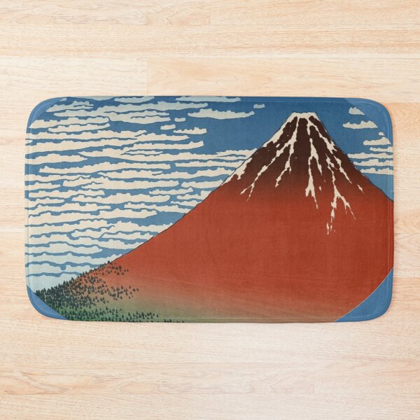 Item preview, Edo Period Ukiyo-e Majestic Red Fuji Art designed and sold by SakuraMarket26.