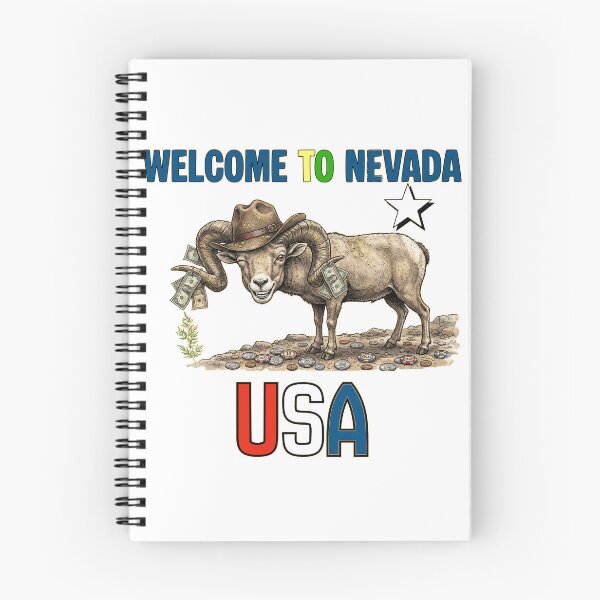 Item preview, Funny Nevada ram with cowboy hat and money designed and sold by AdCoL.