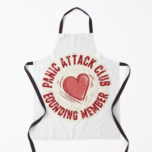 Item preview, Panic Attack Club Founding Member Funny Anxiety designed and sold by IslandTyped.
