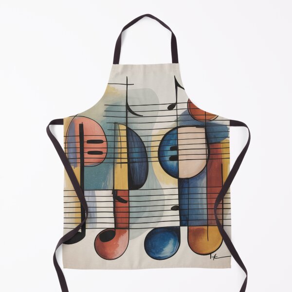 Item preview, Abstract Musical Rhythm Art – Klee Inspired Geometric Sound Wall Print designed and sold by Tamas Das.