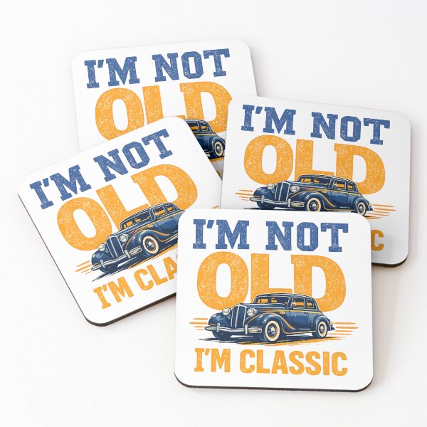 Item preview, I'm Not Old I'm Classic - Vintage Car Enthusiast Humor designed and sold by myforestfog.