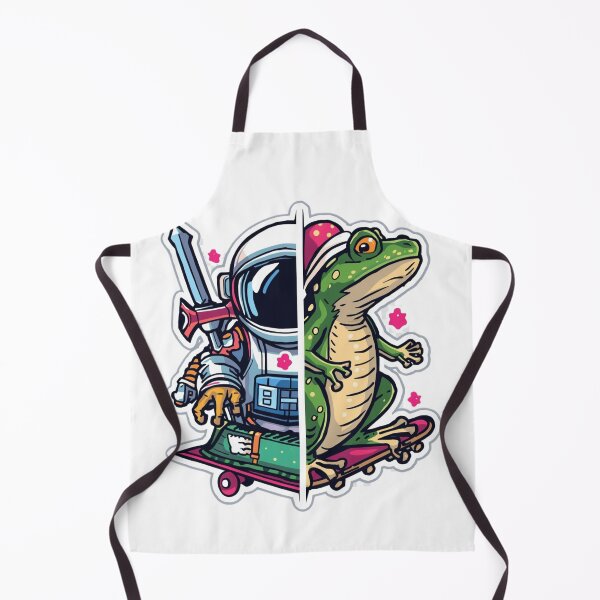 Item preview, Skate Frog Astronaut Mashup - Kawaii Space Frog & Skater Aesthetic designed and sold by Naviora.