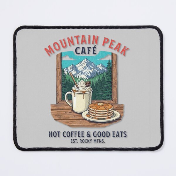 Item preview, Mountain Peak Cafe - Rocky Mtns. designed and sold by Aise06.