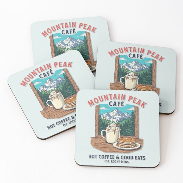 Item preview, Mountain Peak Cafe - Rocky Mtns. designed and sold by Aise06.
