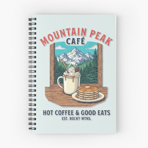 Item preview, Mountain Peak Cafe - Rocky Mtns. designed and sold by Aise06.