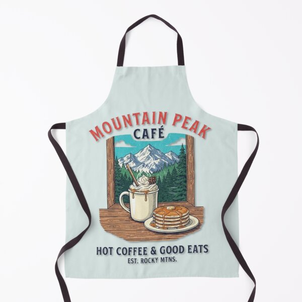 Item preview, Mountain Peak Cafe - Rocky Mtns. designed and sold by Aise06.