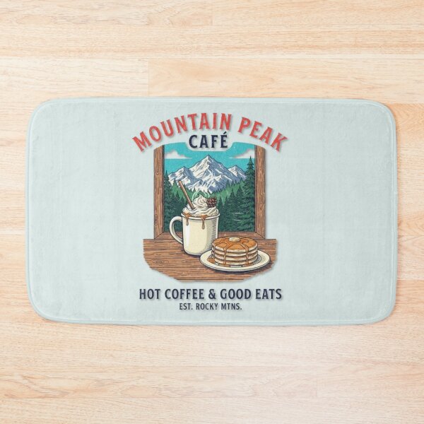 Item preview, Mountain Peak Cafe - Rocky Mtns. designed and sold by Aise06.