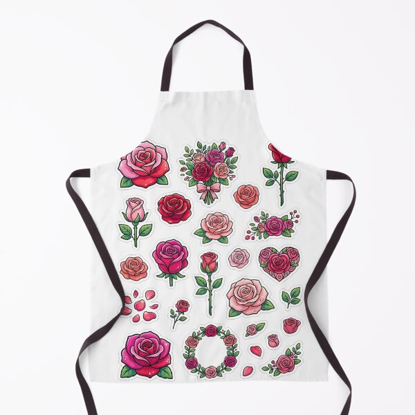 Item preview, Classic Red Rose Aesthetic Sticker Collection designed and sold by Pure Craft.