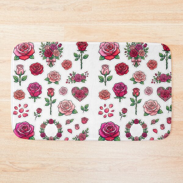 Item preview, Classic Red Rose Aesthetic Sticker Collection designed and sold by Rohan132.