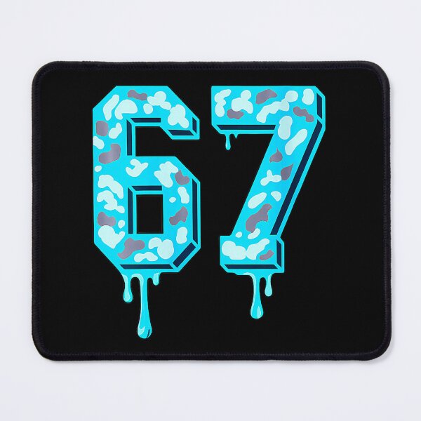 Item preview, 67 Drip Camo Blue Street Style Number  designed and sold by gladysenglish.