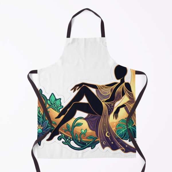 Item preview, Celestial Star Gazer Stickman Moon Ritual Aesthetic Amber Haze & Teal designed and sold by StickyGuys.