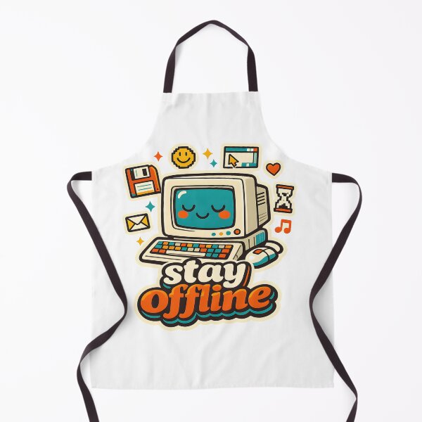 Item preview, Stay Offline – Retro 90s Aesthetic Computer Digital Detox Sticker designed and sold by Naviora.