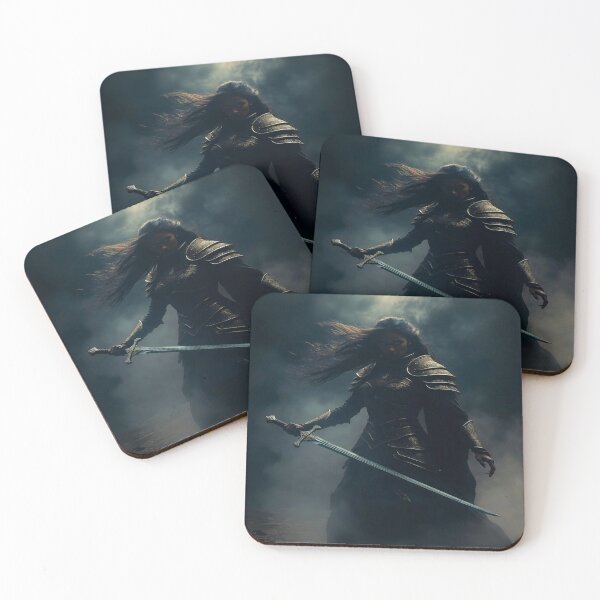 Item preview, Fierce Warrior Queen Dark Fantasy designed and sold by GouravArts.