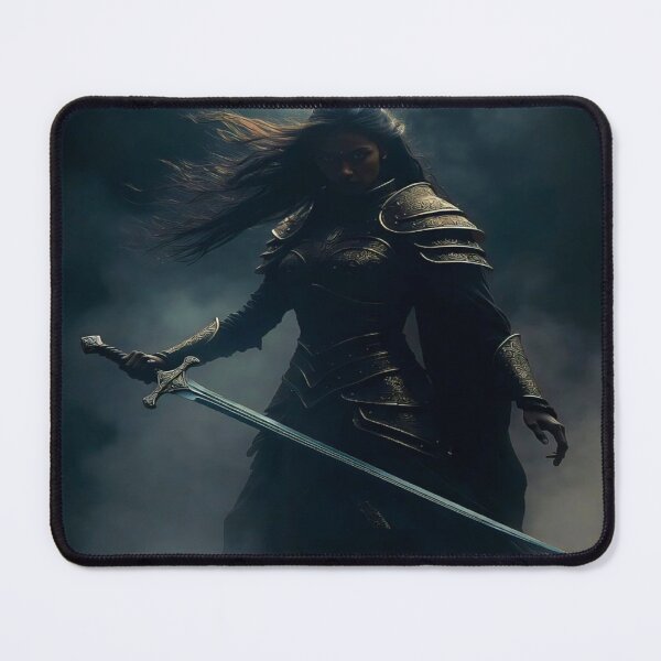 Item preview, Fierce Warrior Queen Dark Fantasy designed and sold by GouravArts.