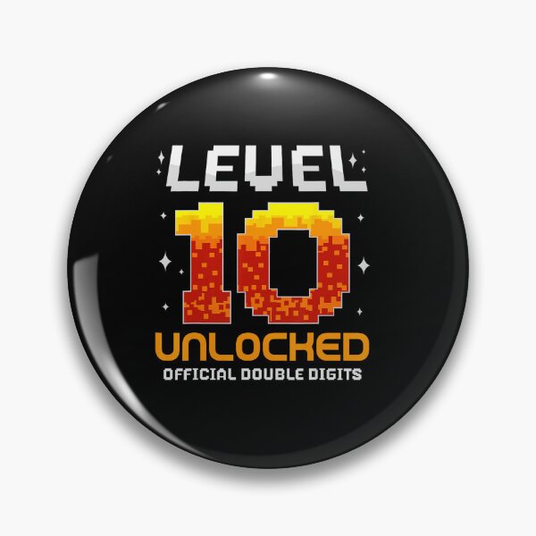 Item preview, Level 10 Unlocked Pixel Gamer Birthday designed and sold by FGTV2021.