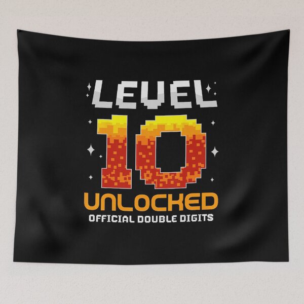 Item preview, Level 10 Unlocked Pixel Gamer Birthday designed and sold by FGTV2021.