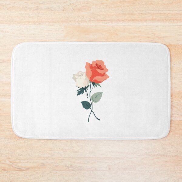 Item preview, White and pink rose  designed and sold by uunaa.