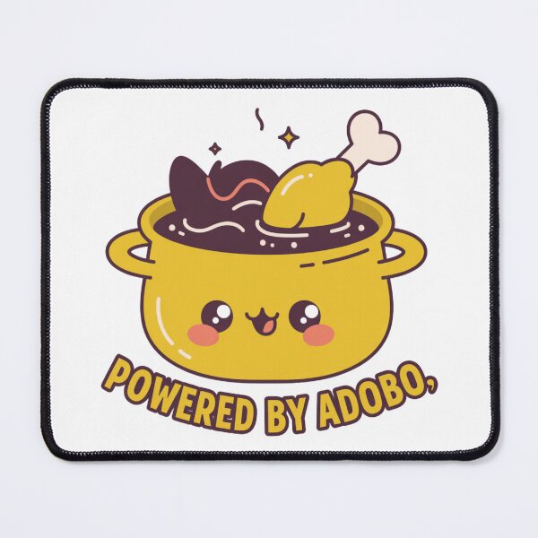 Item preview, Powered By Adobo Cute Filipino Food designed and sold by IslandTyped.