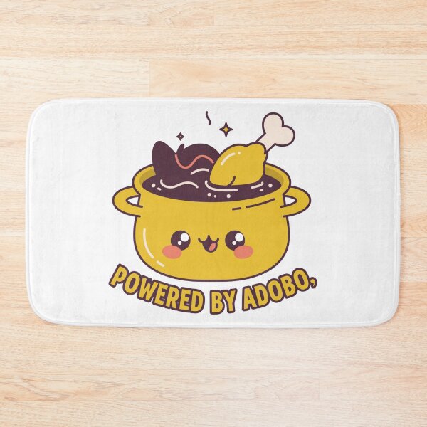 Item preview, Powered By Adobo Cute Filipino Food designed and sold by IslandTyped.
