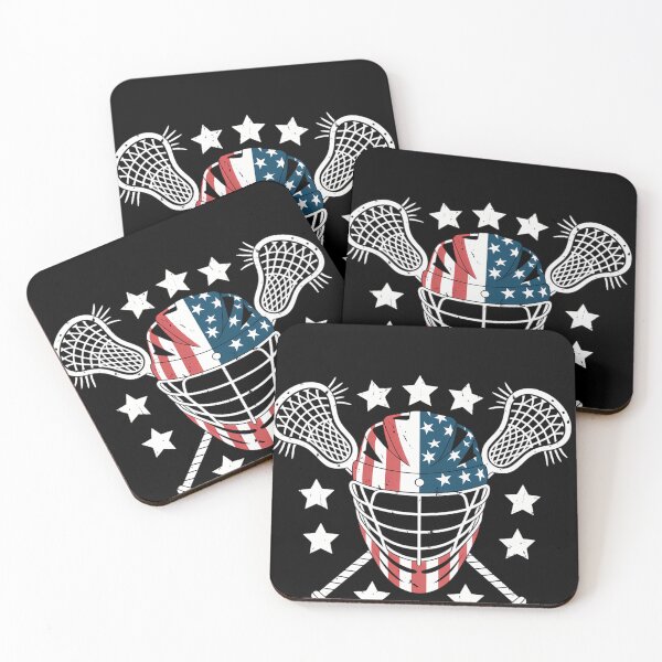 Item preview, Lacrosse American Flag Helmet Sticks 4th of July designed and sold by consfafaperi.
