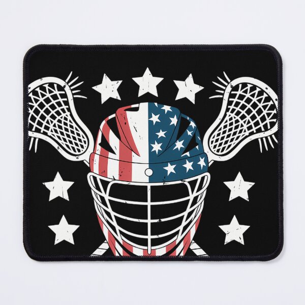 Item preview, Lacrosse American Flag Helmet Sticks 4th of July designed and sold by consfafaperi.