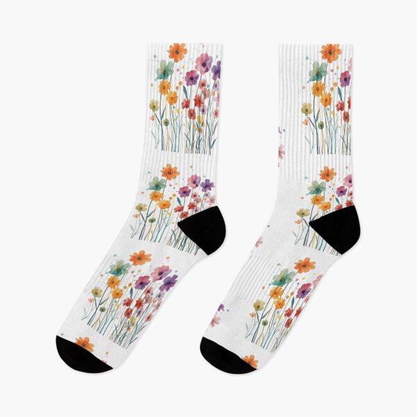 Item preview,  Watercolor cosmos flowers designed and sold by uunaa.