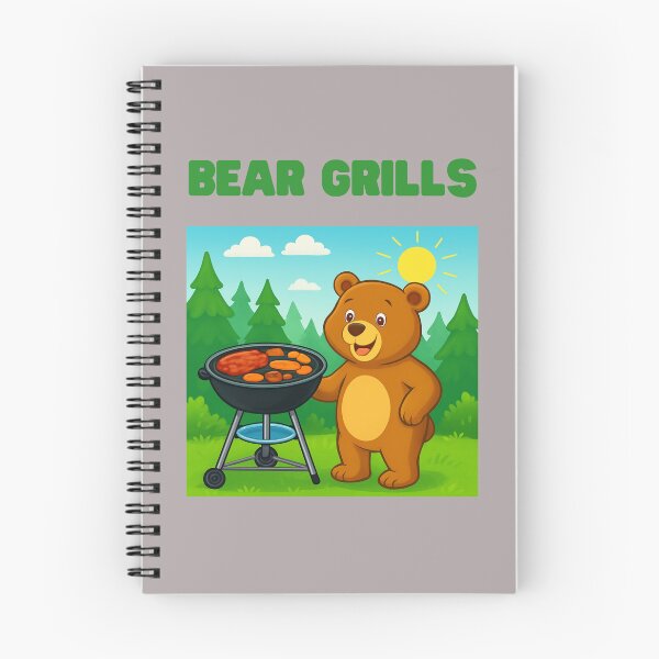 Artikelvorschau, Bear Grills T-Shirt Grill entworfen und verkauft von ZemVibe.