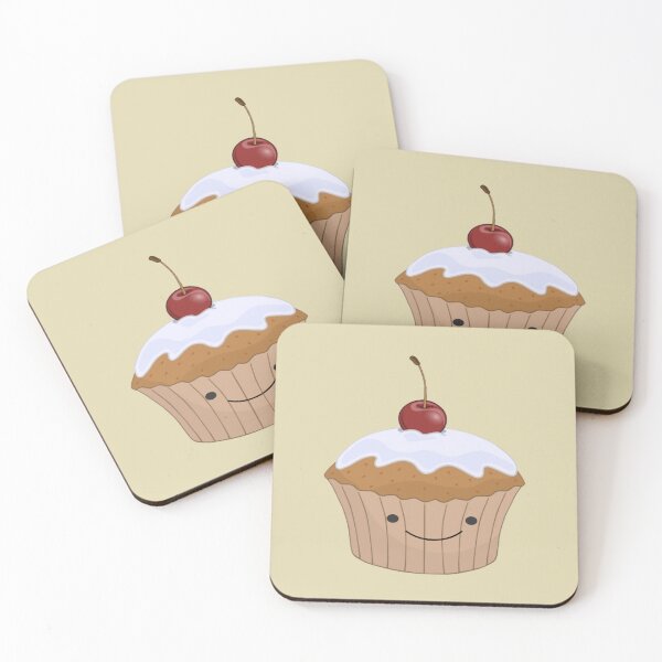 Item preview, Cherry topped cheery cupcake designed and sold by glowvim.