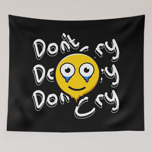 Item preview, Don’t Cry – Crying Emoji Drip Aesthetic | Sad Mood Streetwear Graphic Tee designed and sold by amareshdas008.